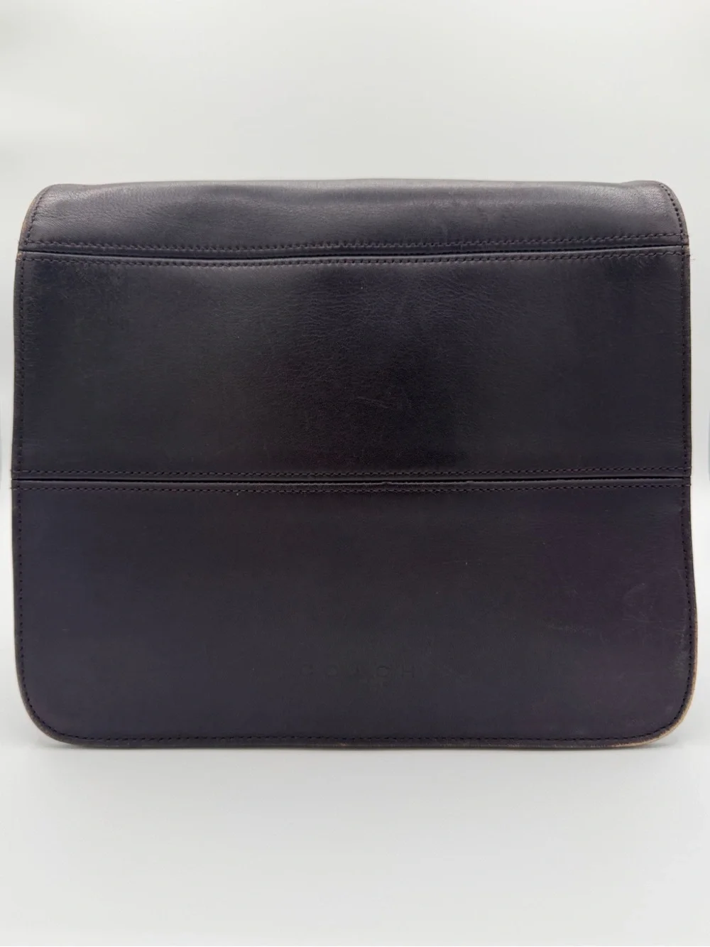 Coach Vintage Tribeca Leather Crossbody Bag Ink Purple